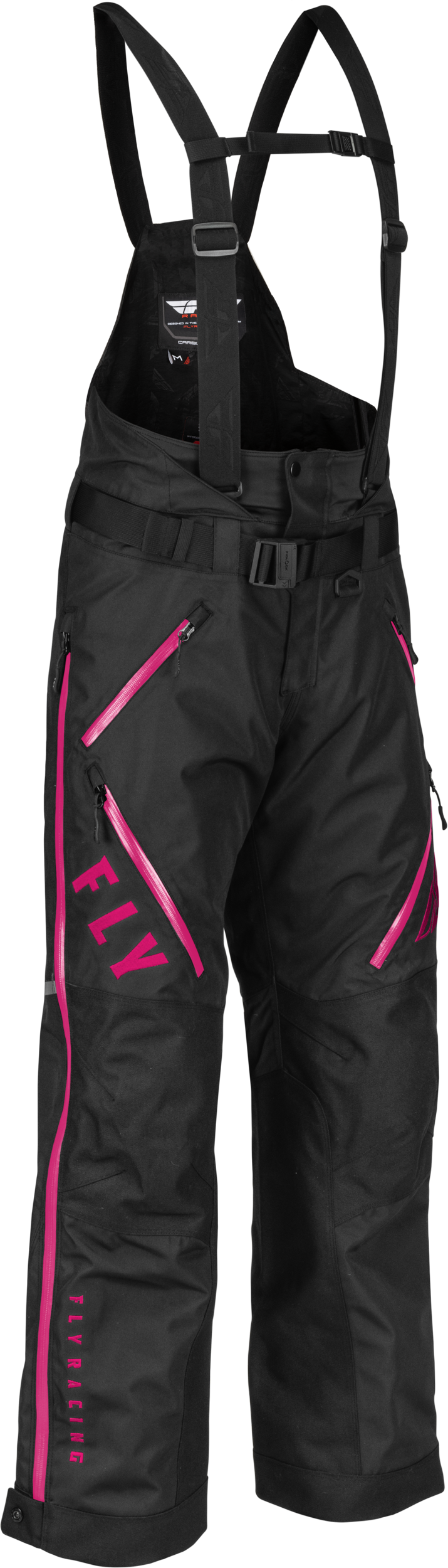 FLY RACING Women's Carbon Bib Black/Pink 4x 470-45074X