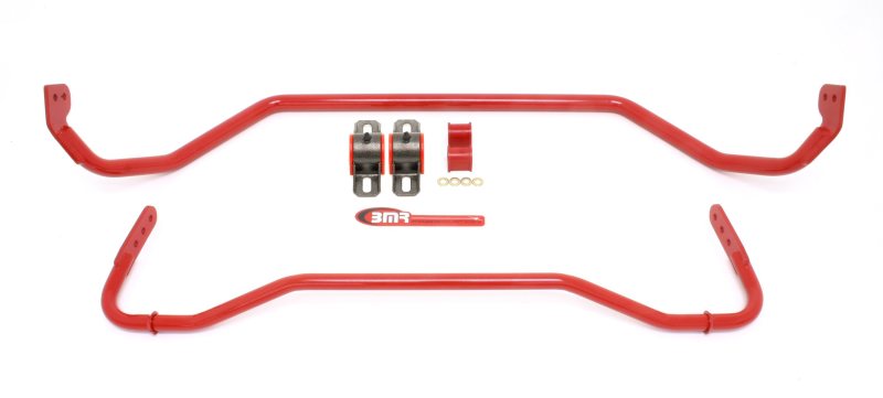 BMR 08-09 Pontiac G8 Front & Rear Sway Bar Kit w/ Bushings - Red SB029R