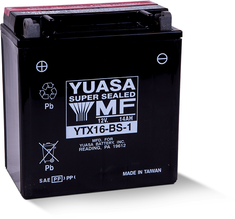 Yuasa YTX16-BS-1 Maintenance Free AGM 12 Volt Battery (Bottle Supplied) YUAM32X61