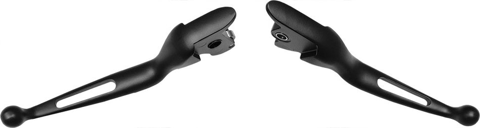 HARDDRIVE Custom Levers Vortex Black Touring Models 14-16 53807