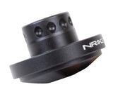 NRG Short Spline Adapter - Polaris RZR / Ranger (Secures w/OEM Lock Nut / Fits Quick Lock) - Black SRK-RZRLH