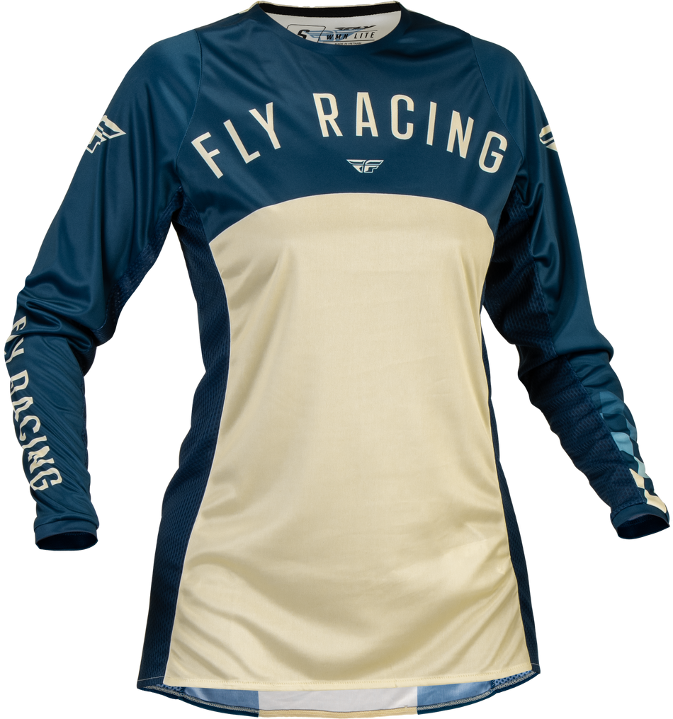 FLY RACING Women's Lite Jersey Navy/Ivory 2x 377-6222X