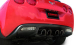 Corsa 06-13 Chevrolet Corvette C6 Z06 7.0L V8 Black Sport Axle-Back Exhaust 14164BLK