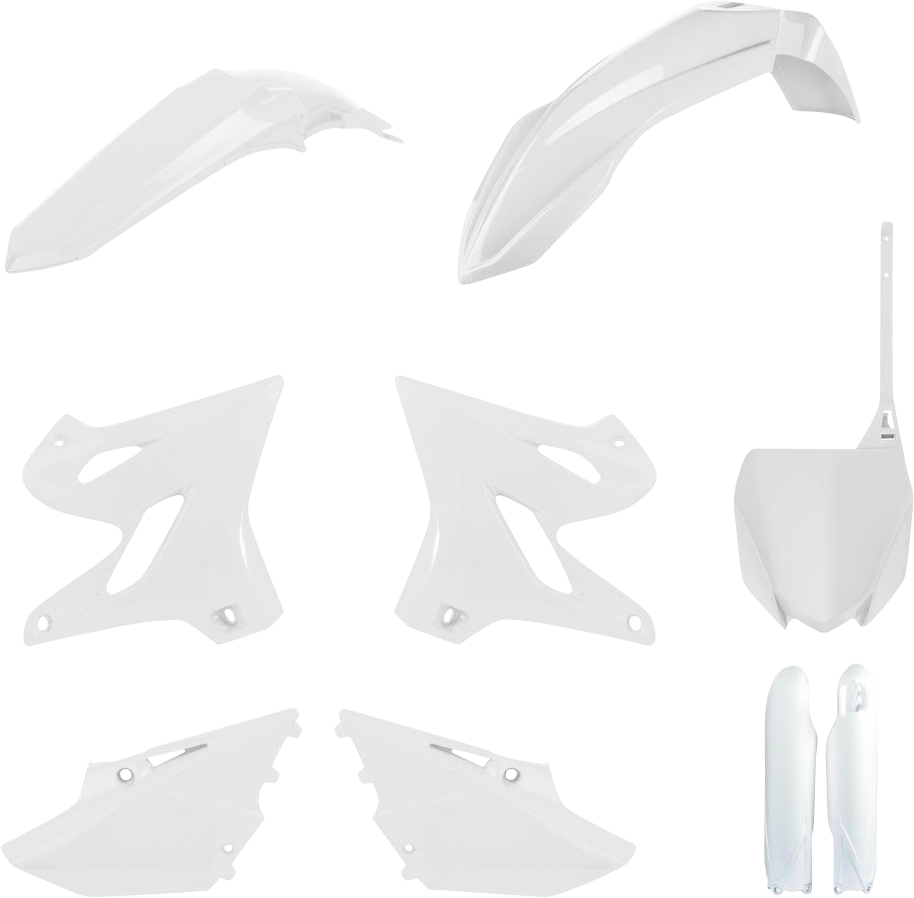 Kit de carrocería completo POLISPORT - Blanco - YZ 125/250 91073 