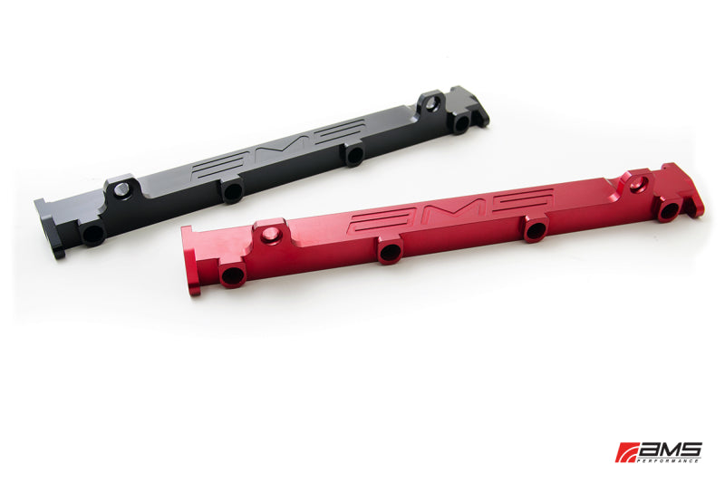 AMS Performance 03-07 Misubishi EVO VIII/IX CNC Machined Aluminum Fuel Rail - Black AMS.01.07.0102-1