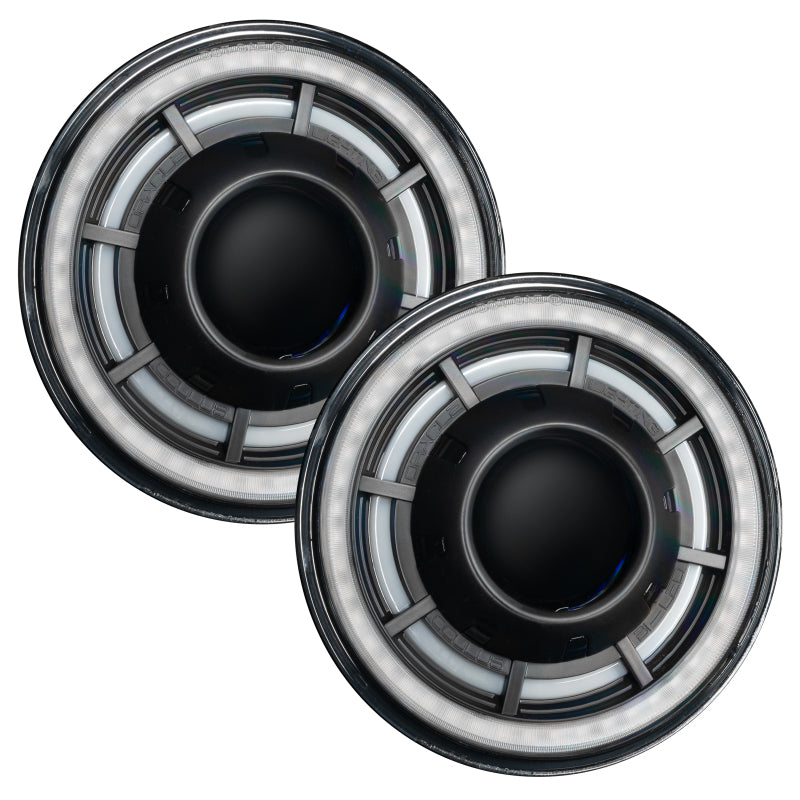 ORACLE Lighting 07-18 Jeep Wrangler JK Oculus 7in. ColorSHIFT Bi-LED Projector Headlights 5876-504