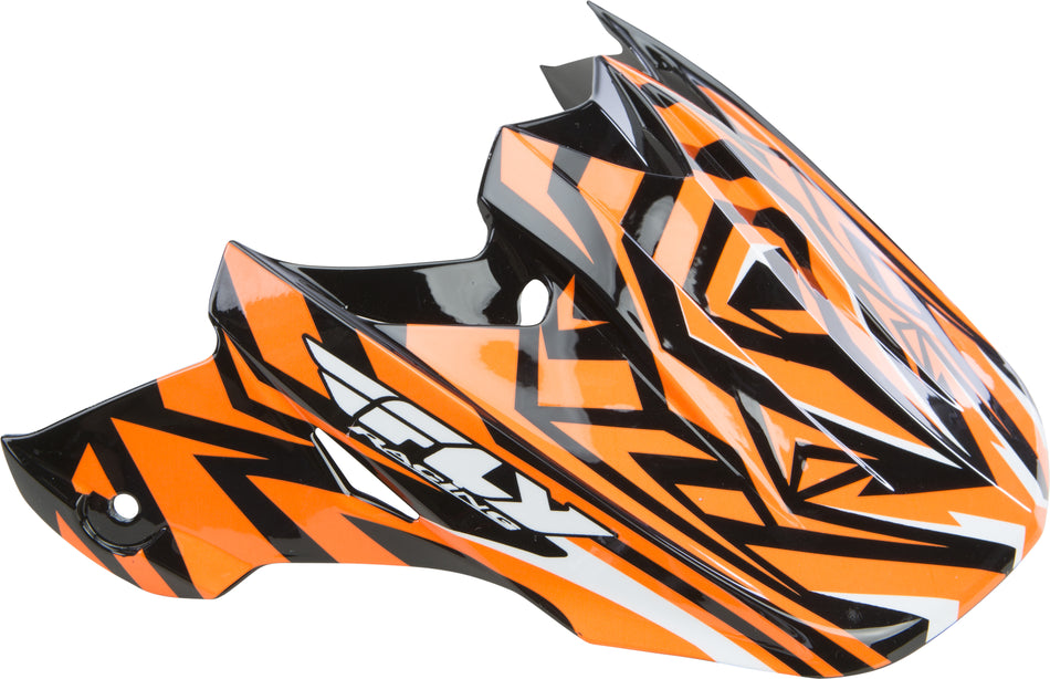 FLY RACING F2 Carbon Snow Visor Orange F2 VISOR SNOW '12