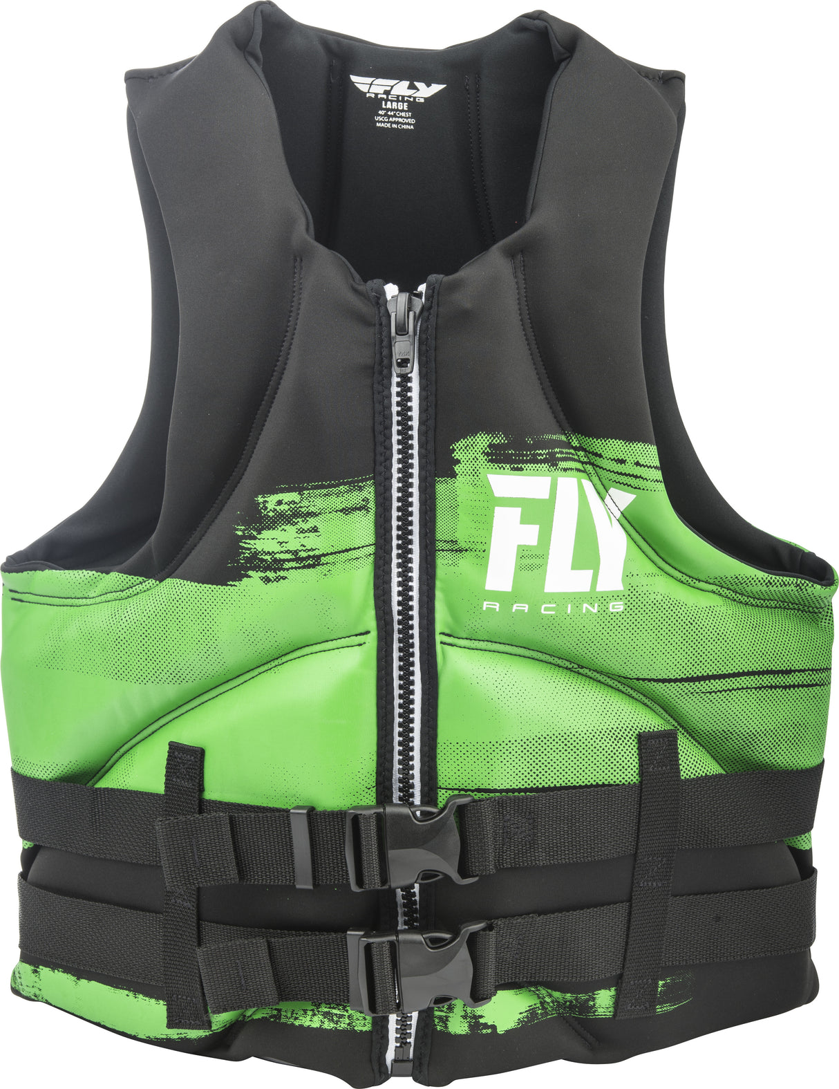 FLY RACING Mens Neoprene Life Jacket Green/Black Xs 142424-400-010-18