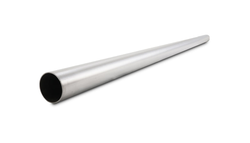 Vibrant 2in OD 304 Stainless Steel Brushed Straight Tubing 13386