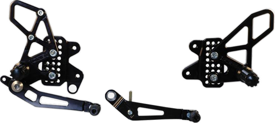 VORTEX Rear Set Complete Blk Suz RS582K