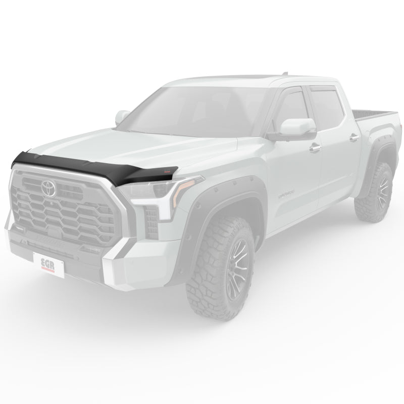 EGR 22-23 Toyota Tundra Superguard Hood Guard - Dark Smoke 305401