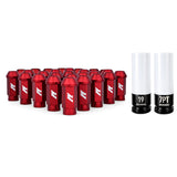 Mishimoto Aluminum Locking Lug Nuts M12x1.5 27pc Set Red MMLG-15-27LRD