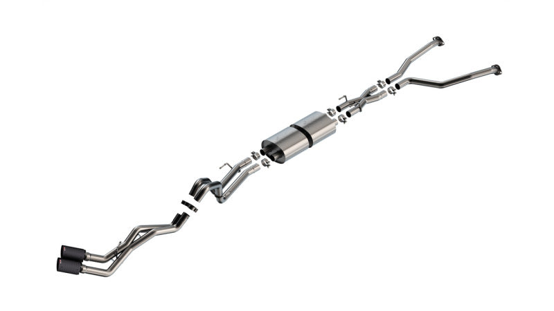 Borla 22-24 Toyota Tundra 3.4L V6 (Inc. Hyb.) Ext. Cab/STD Bed/145.7in WB ATAK Cat-Back - Carbon 140940CFBA