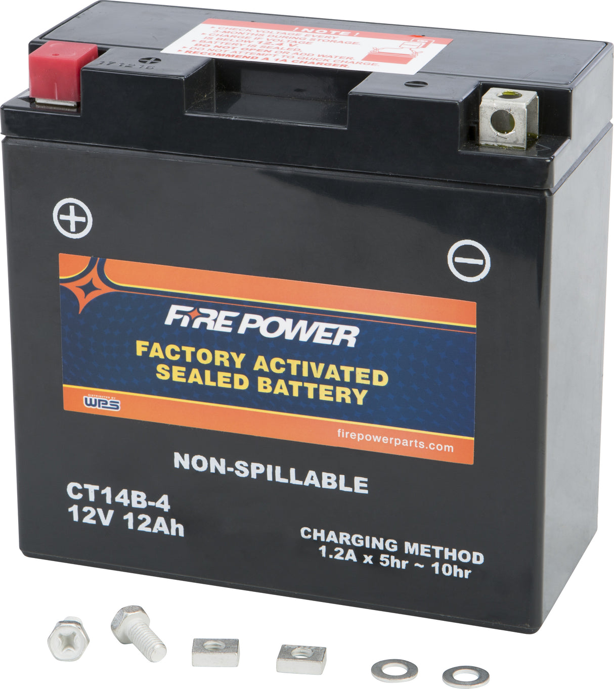 FIRE POWER Battery Ct14b-4 Ct14b Sealed Factory Activated CT14B-4
