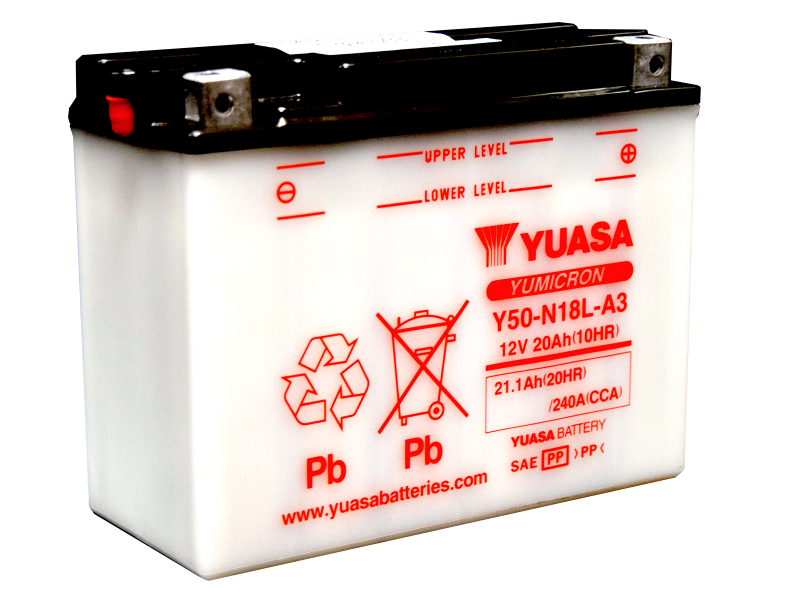 Yuasa Y50-N18L-A3 Yumicron 12 Volt Battery YUAM228A3