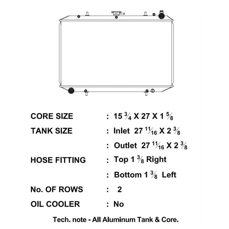 CSF 90-97 Nissan 300ZX Radiator 2871