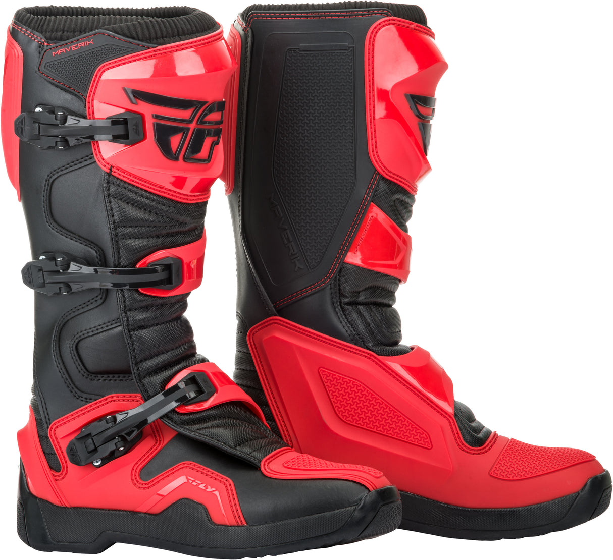 FLY RACING Maverik Boots Red/Black Sz 09 364-67309