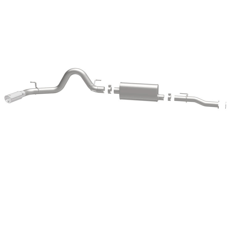 MagnaFlow Cat-Back 2016 Toyota Tacoma 3.5L V6 SS 3in Single Pass Side Exit Rear 4in Tip 19291