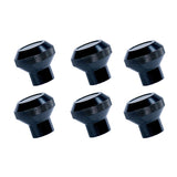 Rugged Ridge Billet Aluminum Dash Knob Set Black 76-86 Jeep CJ 11420.02