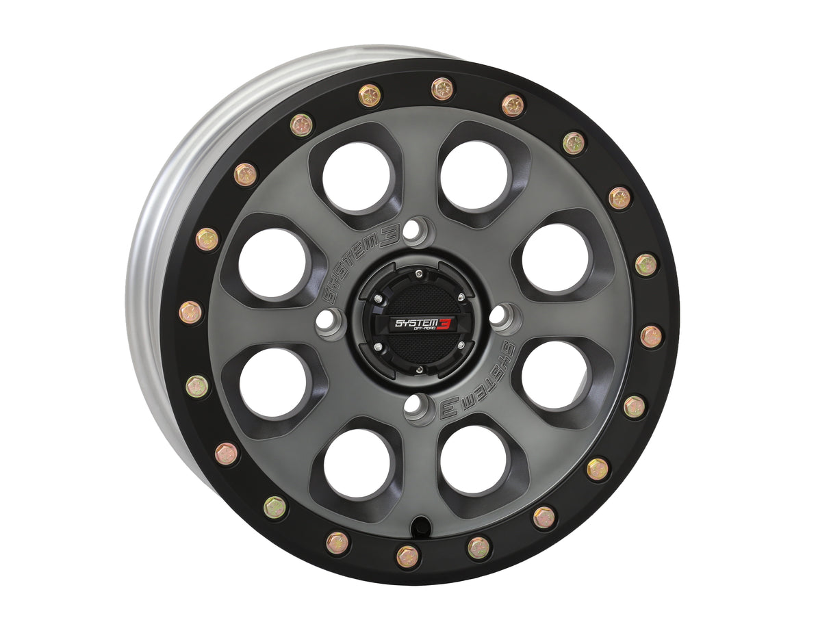 SYSTEM 3 Sb7 Bl Wheel 15x7 5+2 (+38mm) 4/156 Matte Titanium 15S3-7656