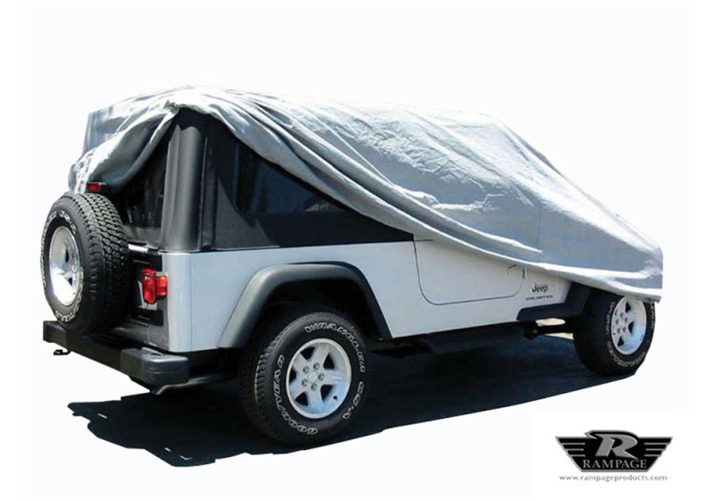 Rampage 2004-2006 Jeep Wrangler(TJ) LJ Unlimited Car Cover - Grey 1202