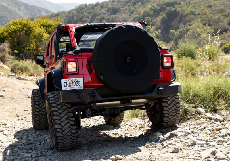 Rampage 2018-2019 Jeep Wrangler(JL) Sport 2-Door Tire Cover w/Camera Slot 37in - Black 773575