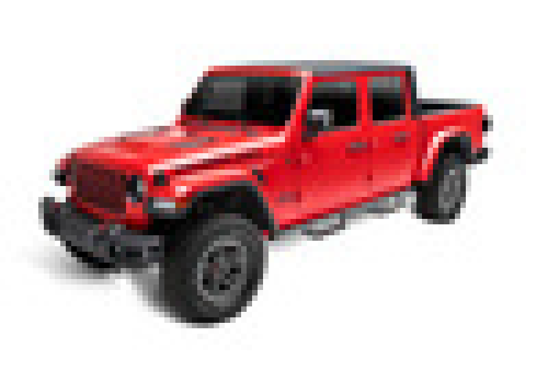 N-Fab Predator Pro Step System 2019 Jeep Wrangler JT 4DR Truck Full Length - Tex. Black PRJ1980T-TX