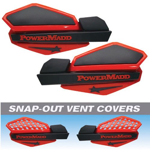 Powermadd Handguard System - Red/Black PD14202